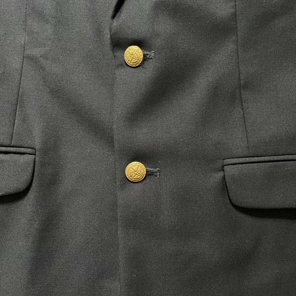 Boys Size 16 Class Club Gold Label Navy Blazer Wool Blend Sports Jacket EUC - Picture 3 of 11